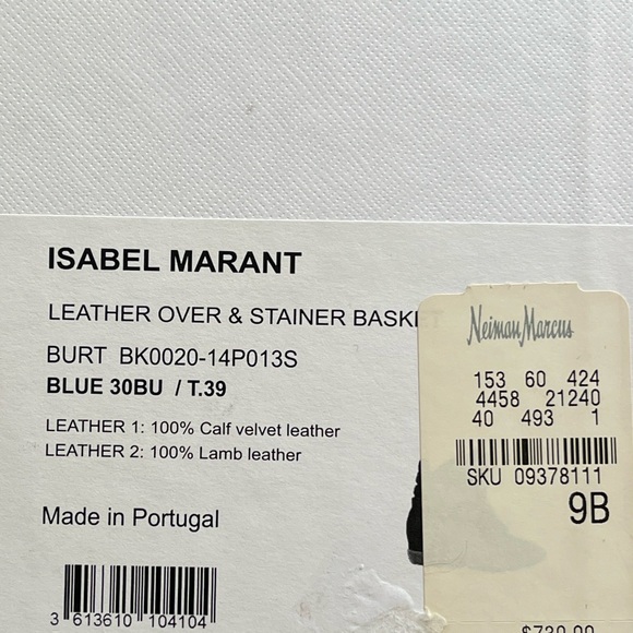 Isabel Marant Blue Bekett sneakers - Picture 6 of 6